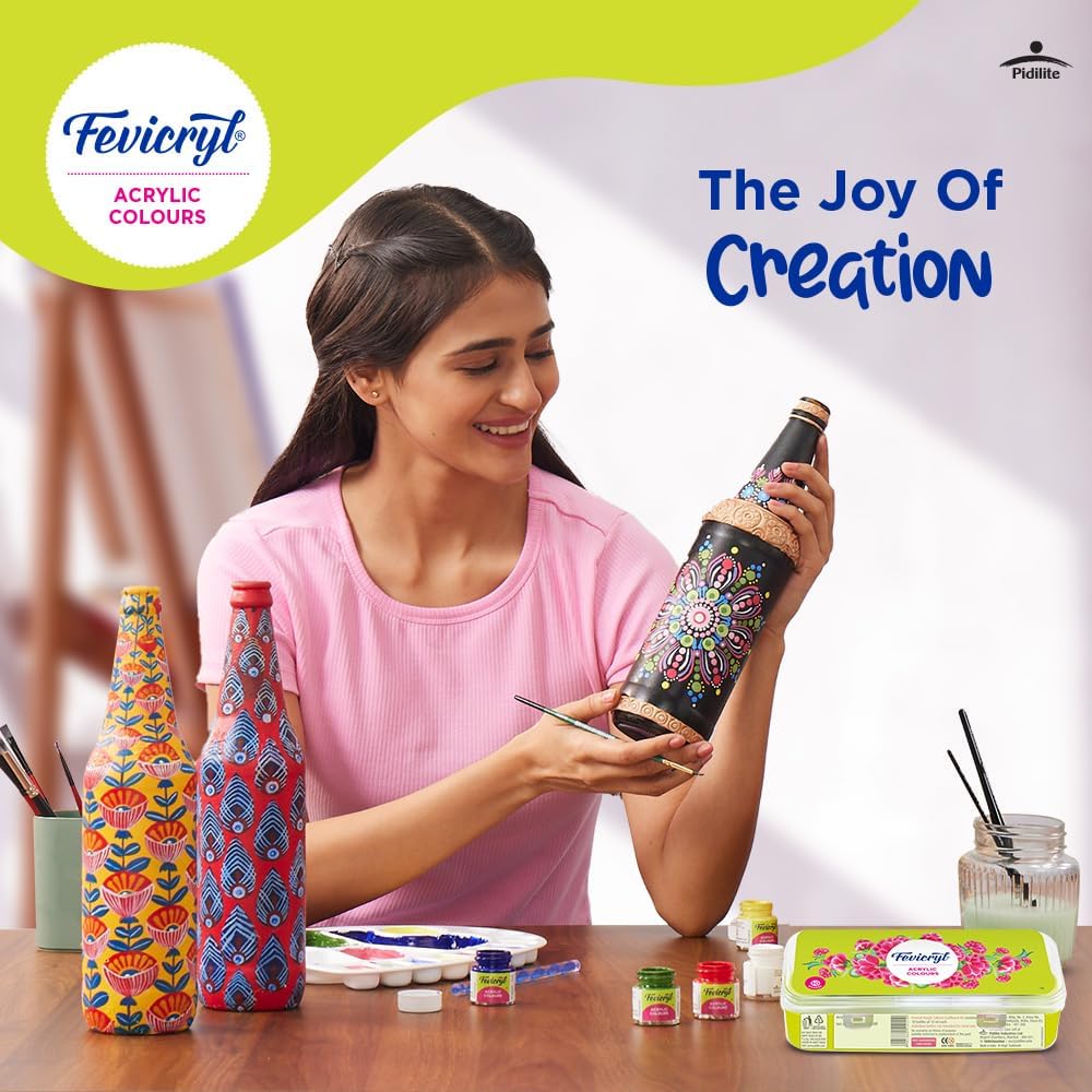 Fevicryl Acrylic Colours Set for Canvas Painting - Image 5