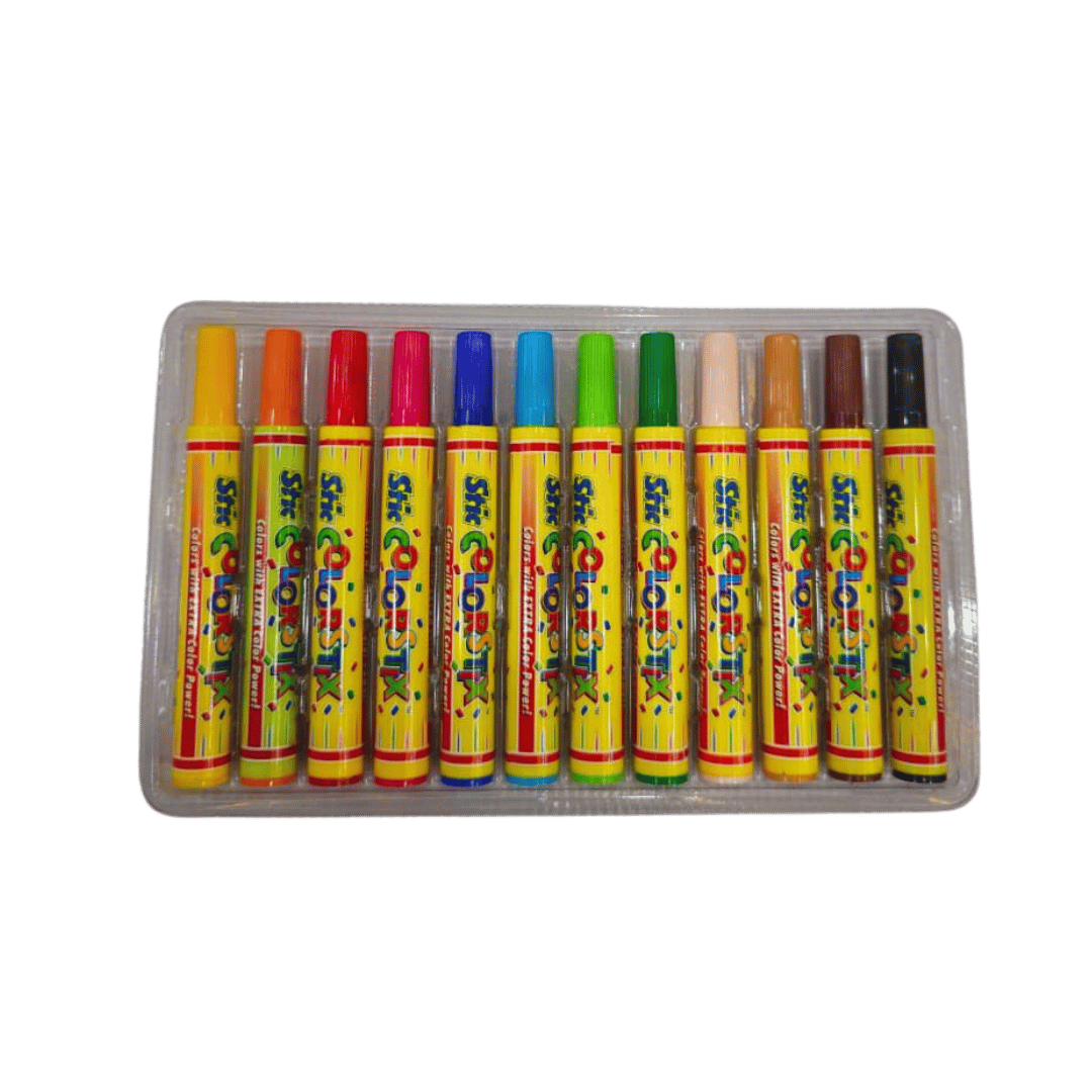 STIC Jumbo Color Pens | Thick Tip Bright Colour Pens for Kids, School & Drawing - Image 3