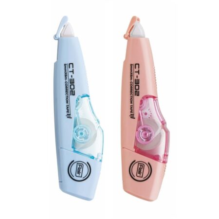 FLAIR CT 302 Correction Tape | Non-Toxic & Tear Resistant | 5mm x 6m | Pack of 1 - Body Color May Vary