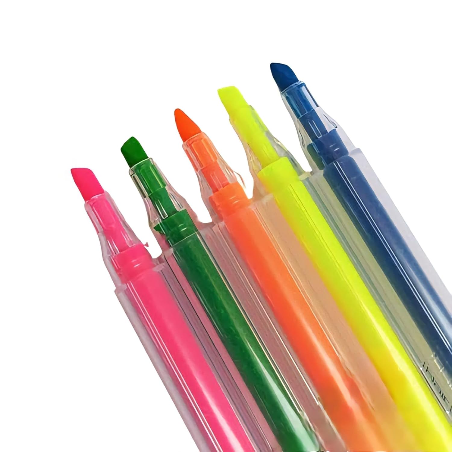 FLAIR Creative 5 Flourescent Shades Minamalist Sleek Highlighter/Textliner Pack of 5| - Image 5