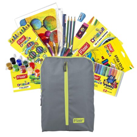 Flair Premium Kit with Bag, Multicolor, Large