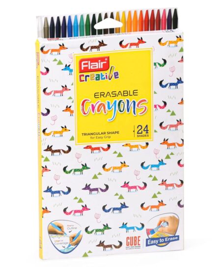 Flair Creative Series Erasable Crayons